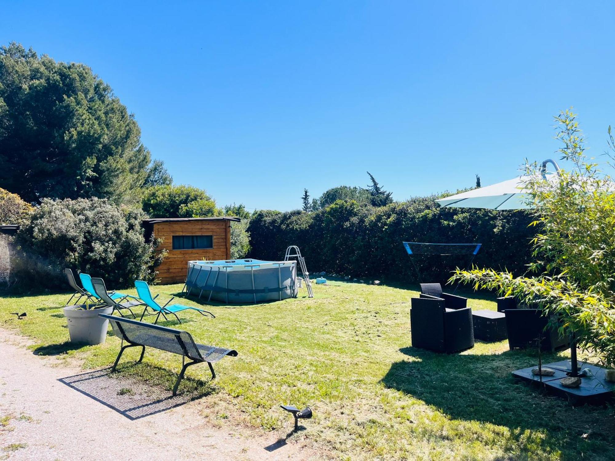 Villa Location T3 Jardin Avec Piscine Mèze Exterior foto